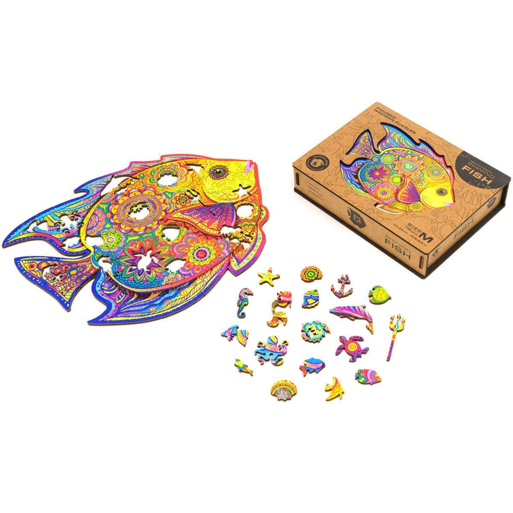 Wooden Jigsaw Puzzle, 12.6 x 9.6 in F33914
