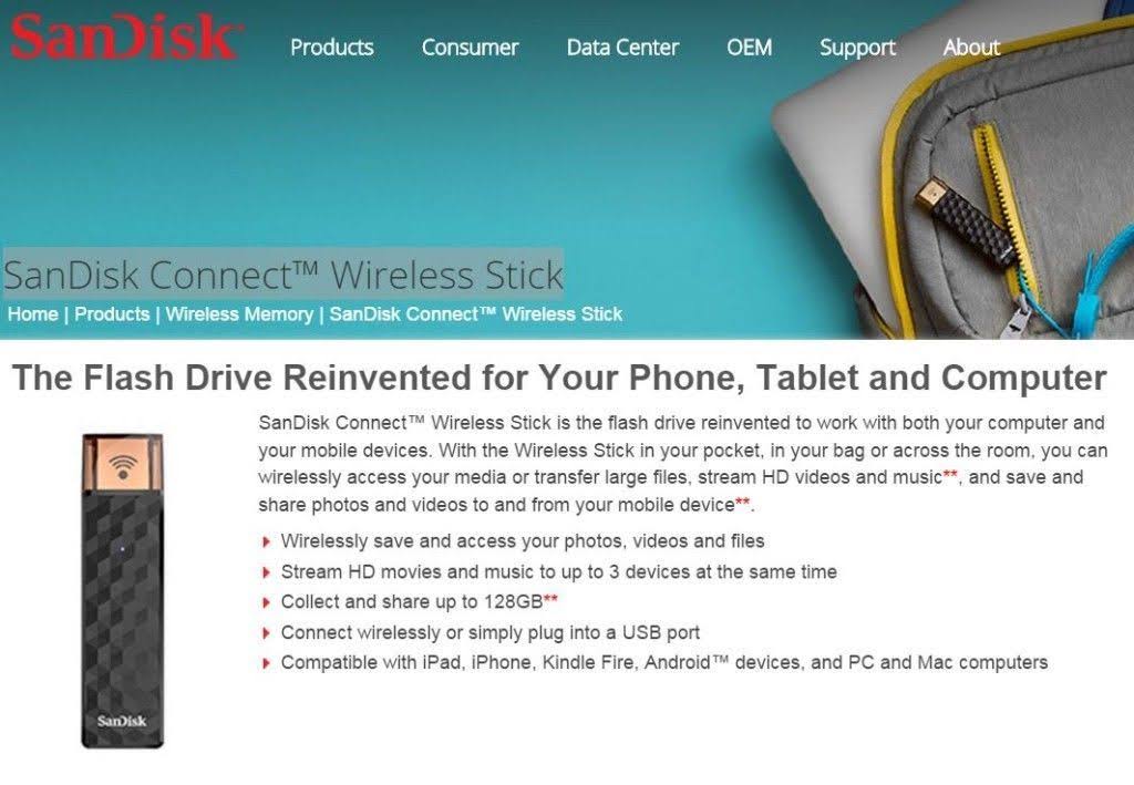 Wireless Stick Network Drive R5674
