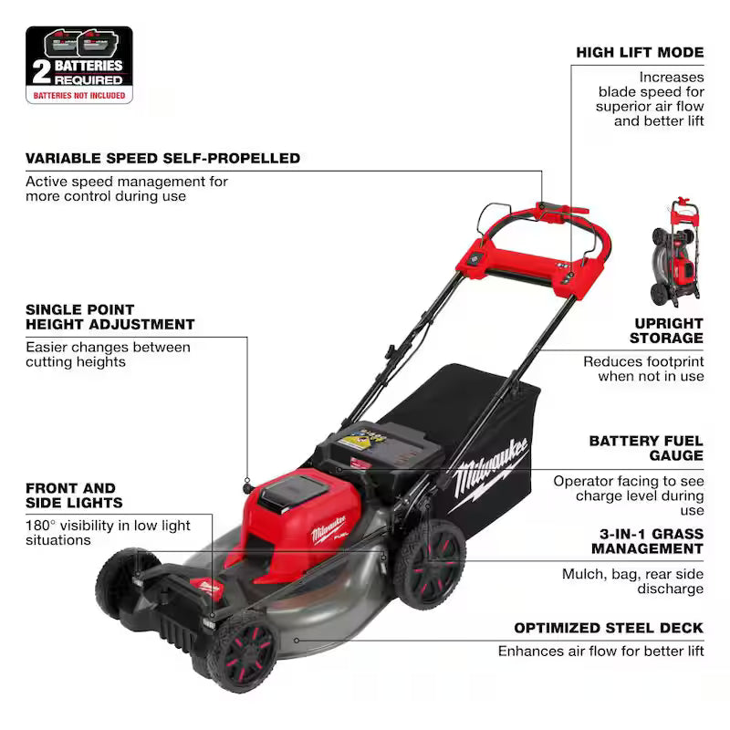 Brushless Cordless Walk Behind Self-Propelled Mower Q452283