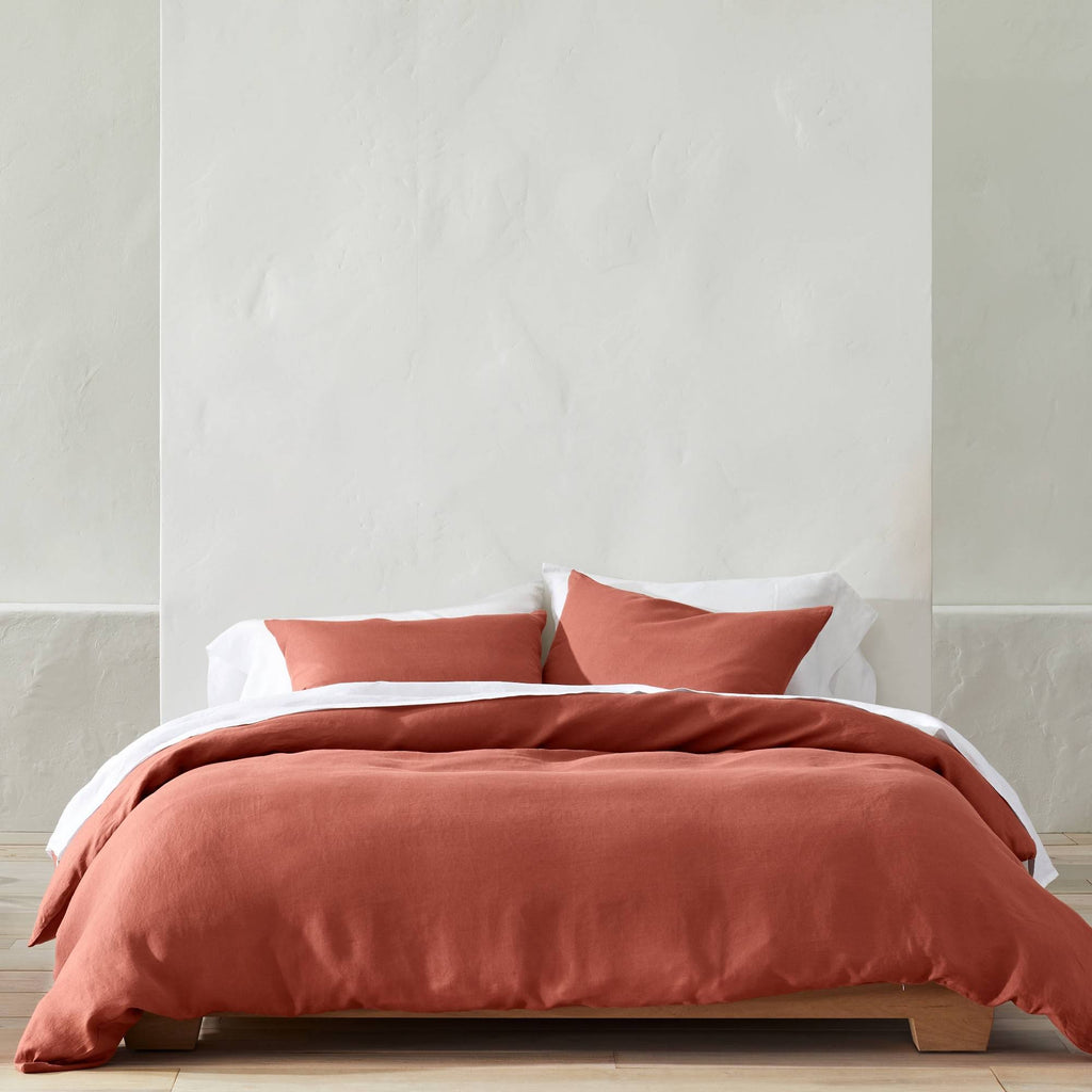 Hemp Duvet & Sham Set Dark Clay Q9860