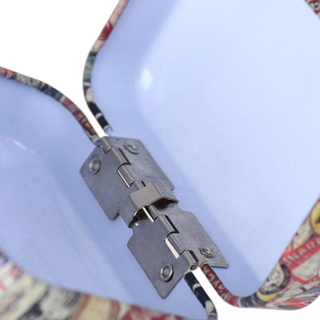 Metal Mini Suitcase Dollhouse Decoration F254366