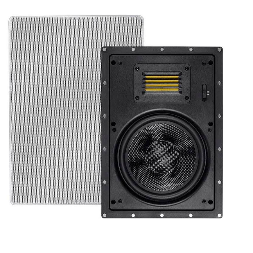 8-Inch 2-Way Carbon Fiber In-Wall Speakers (Pair) V496735