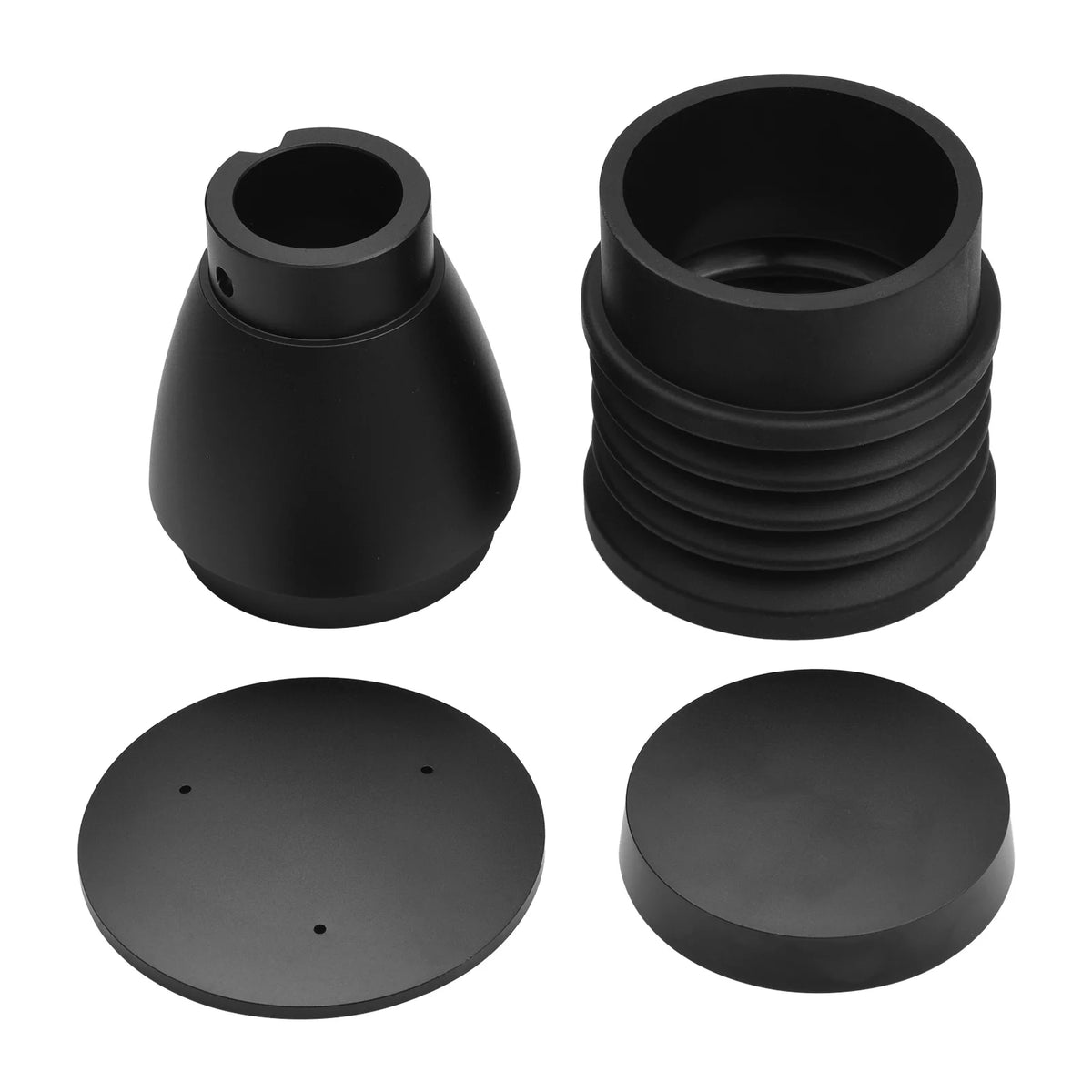 Aluminum Alloy Single Dose Hopper with Silicone Bellow Coffee Grinder Accessories B4753