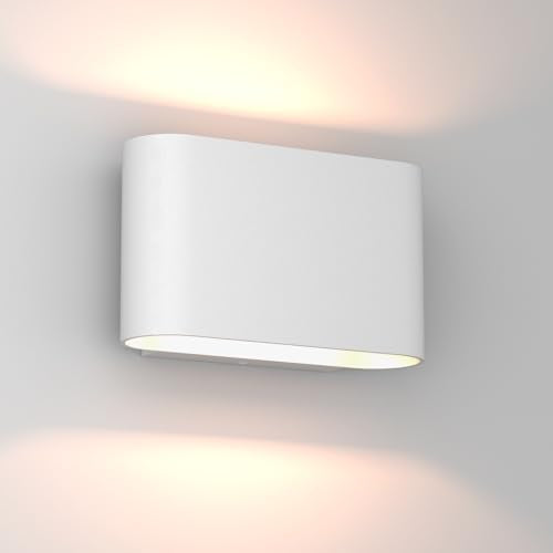 Black LED Wall Sconces 1 Pack Hardwired Up and Down Wall Mount Light Warm White 3000K with G9 Bulbs K171