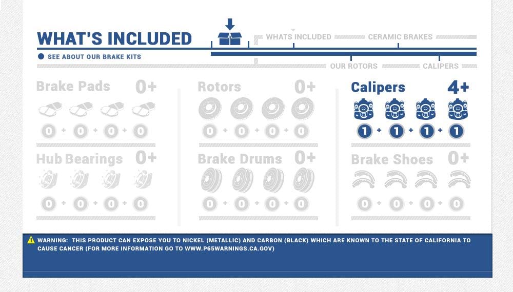 Premium Grade Semi-Loaded Caliper Assembly Set Kit R479
