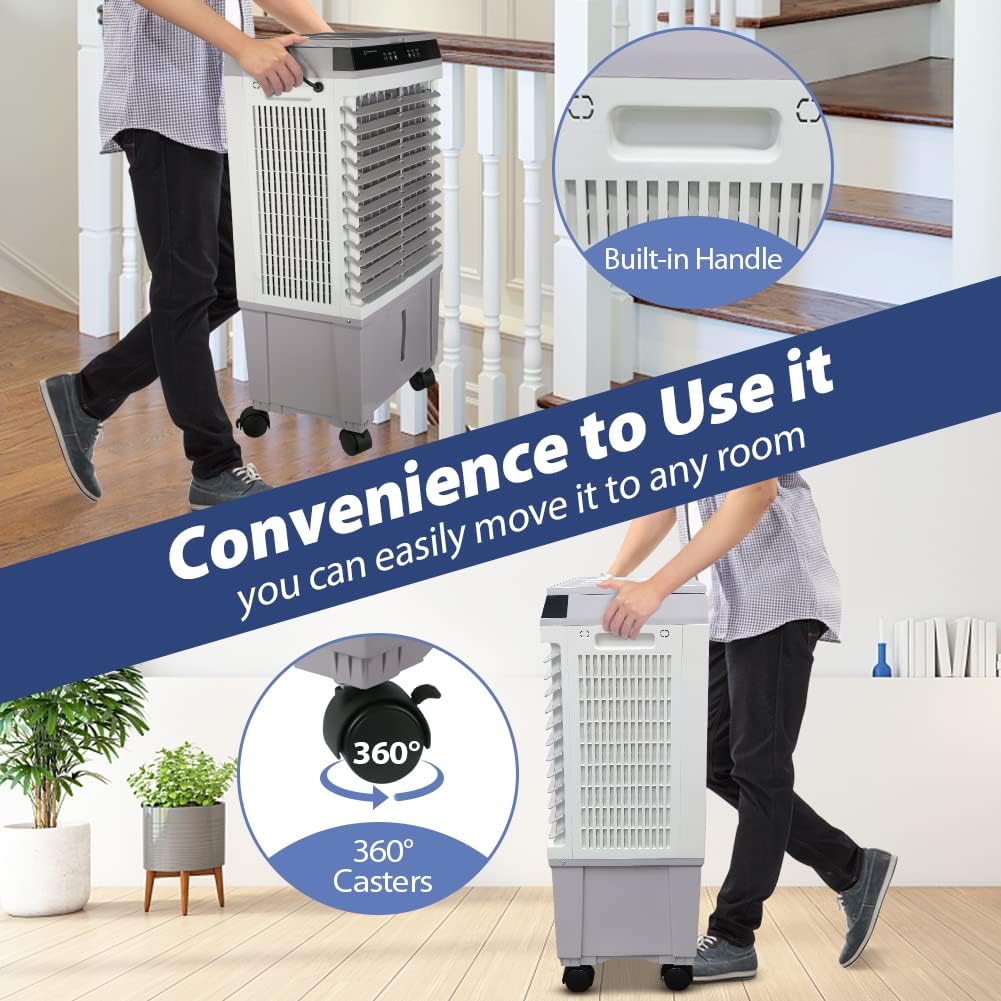 1800 CFM Evaporative Air Cooler with Remote Control H960647