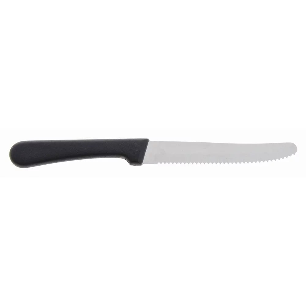 8-3/4 Inch Stainless Steel Steak Knife with Black Handle, Pack of 24 Z952