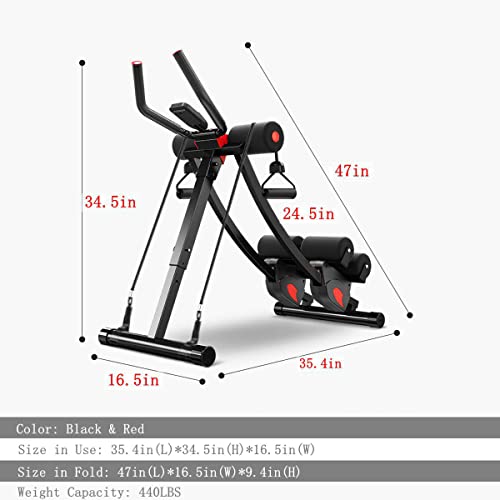 Height Adjustable Foldable Ab Trainer G553208