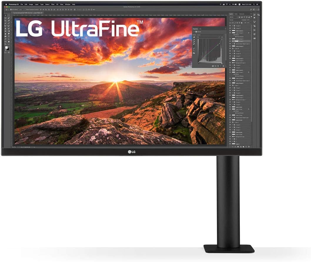 27 inch Ergo IPS UHD 4K Ultrafine Monitor, Black V33760