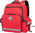 Empty Red Emergency Medical Backpack H833267