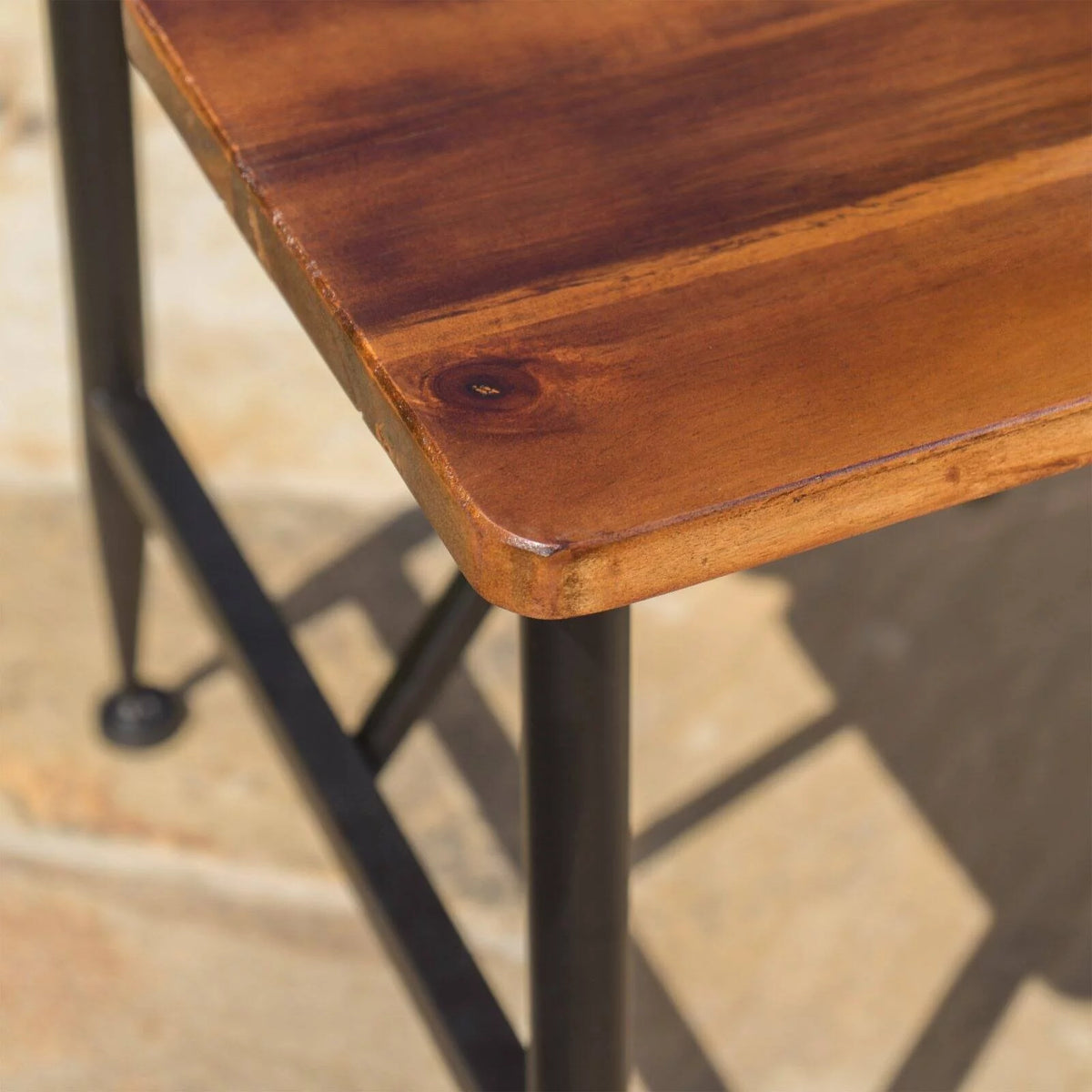 Acacia Wood Patio Side Tables I39595