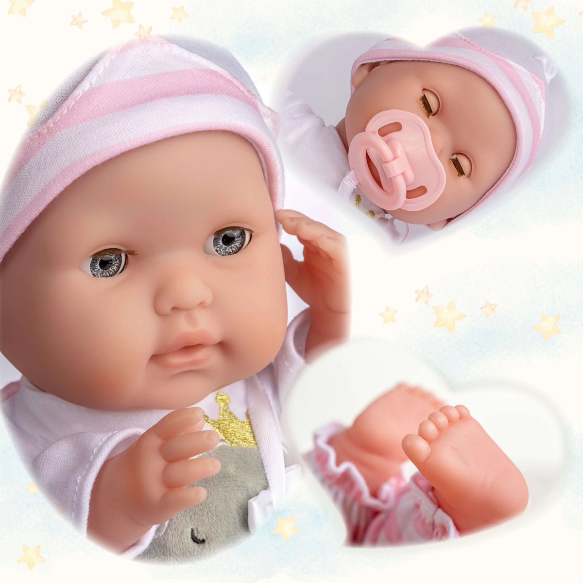 15" Soft Body Baby Doll Gift Set Z892
