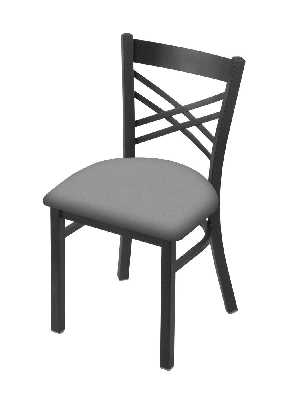 18x22 Chair with Pewter Finish, Dark Cherry Maple Seat X38929