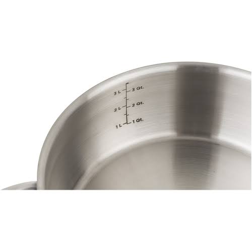 Hard Stainless 4 qt. Everyday Pan A5689