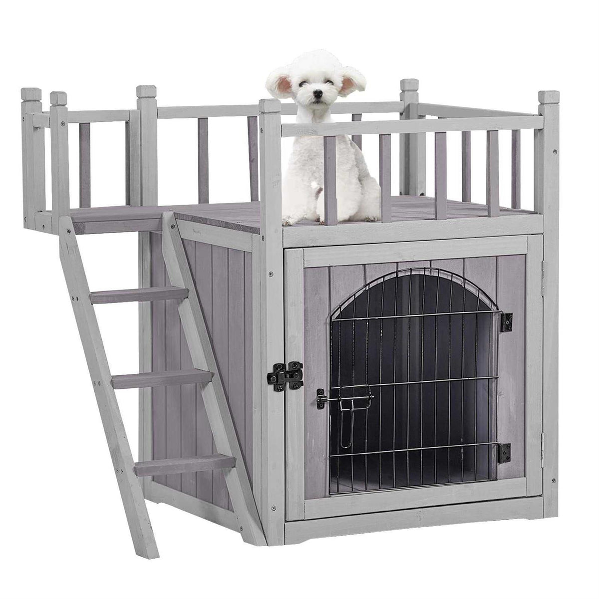 Dog House and Cat House with Stairs P96158