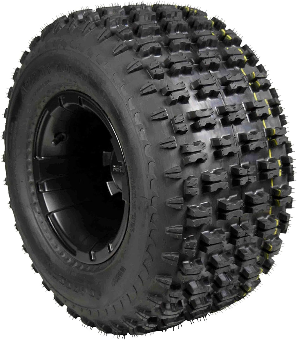 21x7-10 ATV Front Tire & 10x5 4/156 Black Wheel Kit (2 Pack) X693