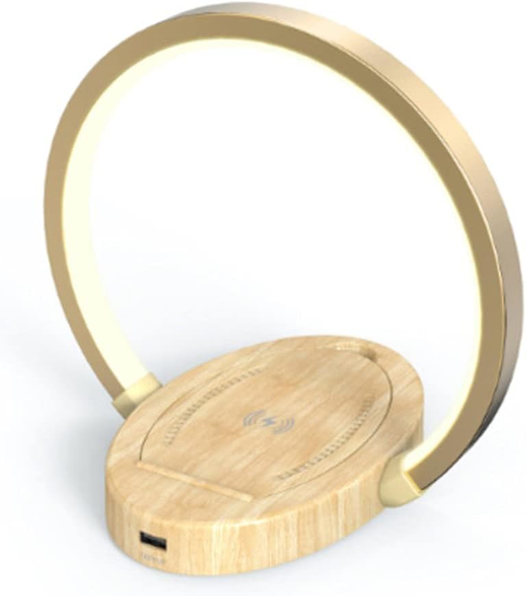 LED Wood Table Lamp with 3 Brightness Levels V644929