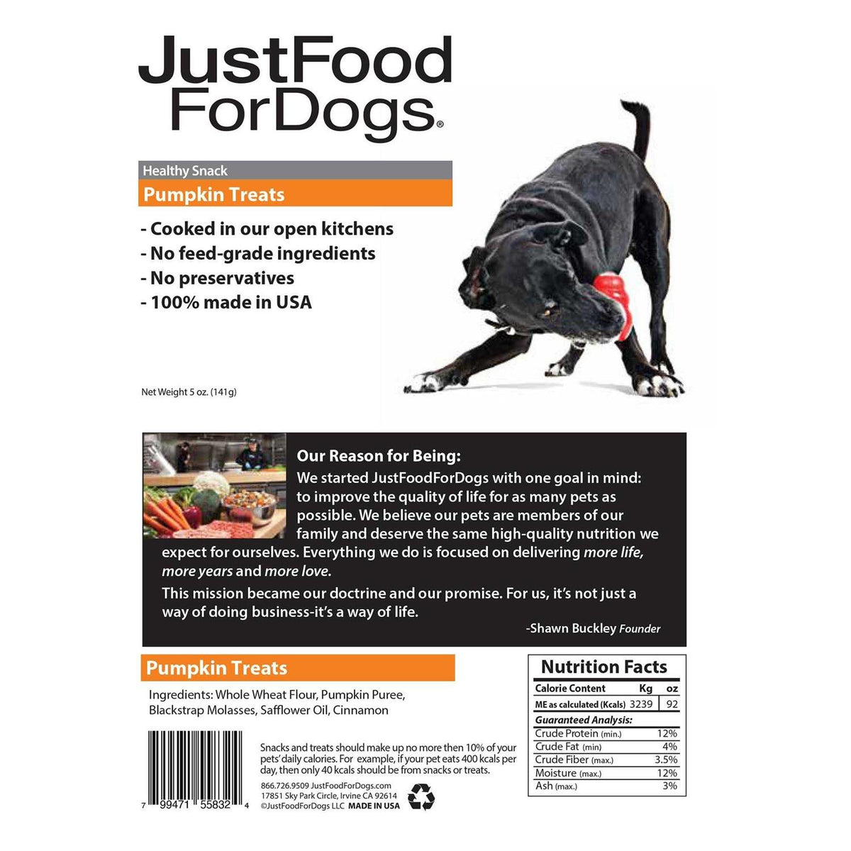 Pumpkin Dog Treats F1715