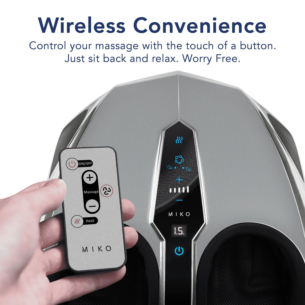 Shiatsu Foot Massager with Heat and Pressure Settings Y72567