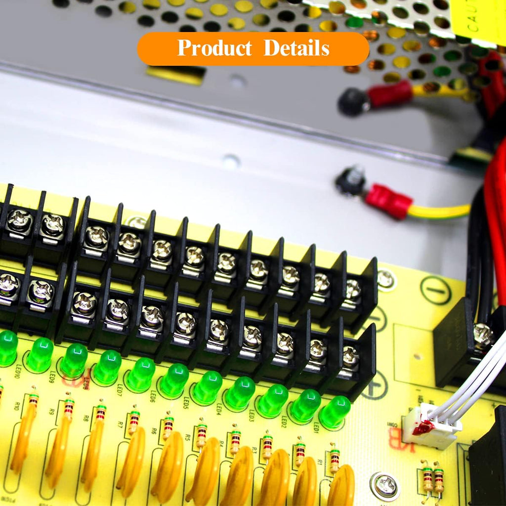 CCTV Power Supply 18 Channel 12V 20A R895308