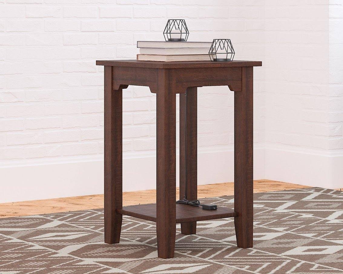 Warm Brown End Table O146226