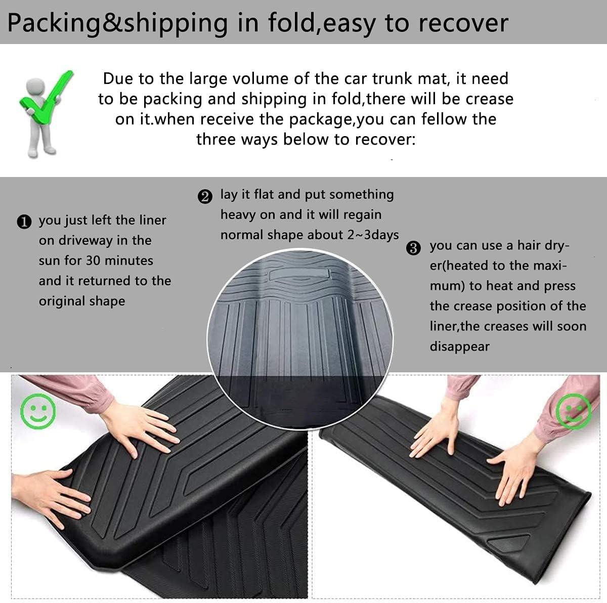 Cargo Liner Trunk Mat for Audi Q5 SQ5 L3974