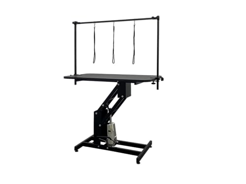 Hydraulic Dog Grooming Table, Heavy Duty, Max Load 350Lbs, WHITE F325