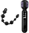Vibrating Anal Beads Electric Shock Wand Vibrator I913817