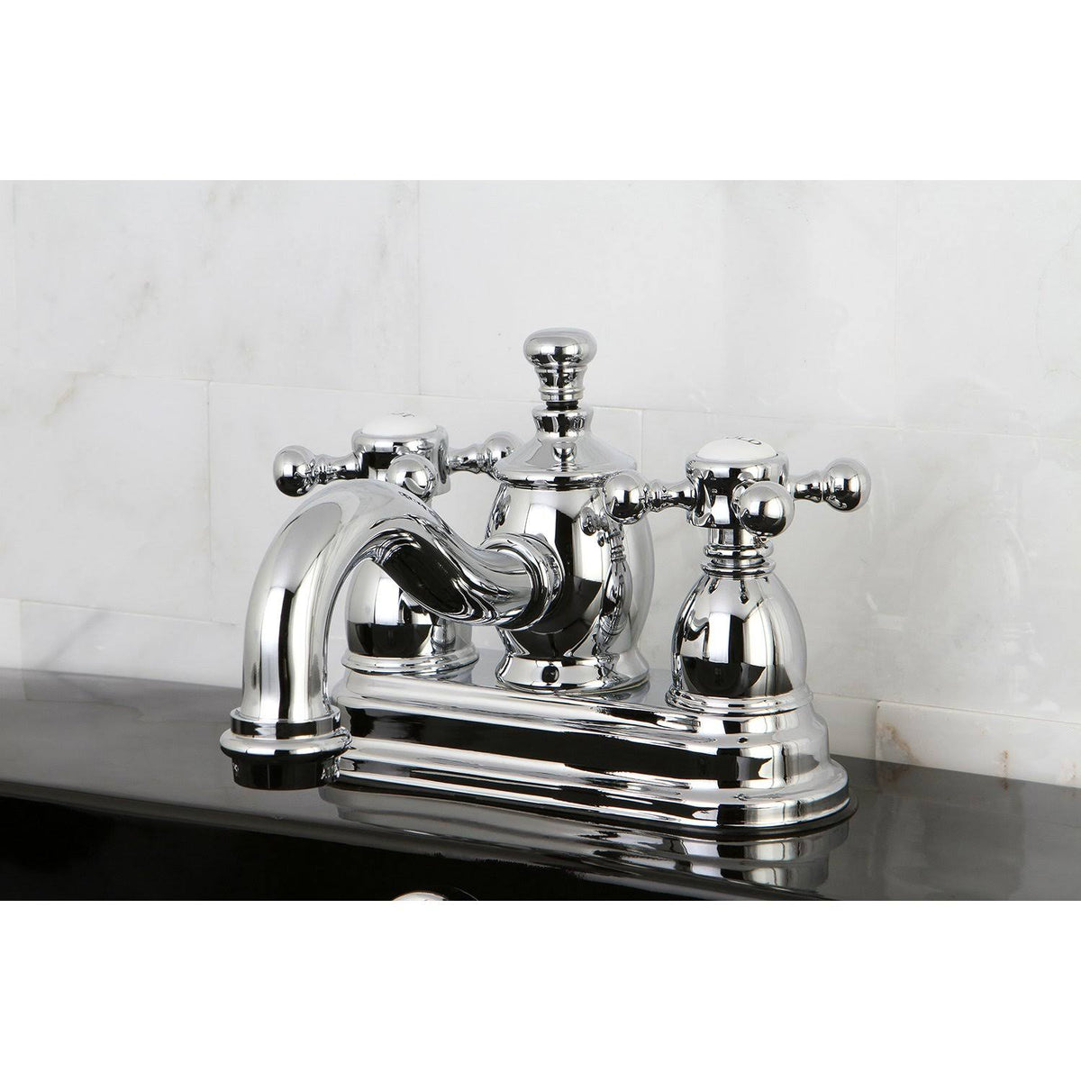 Brushed Nickel 4 in. Centerset Bathroom Faucet R152