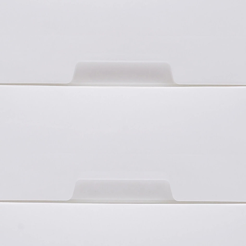 White 5 Drawers Plastic Dresser U102
