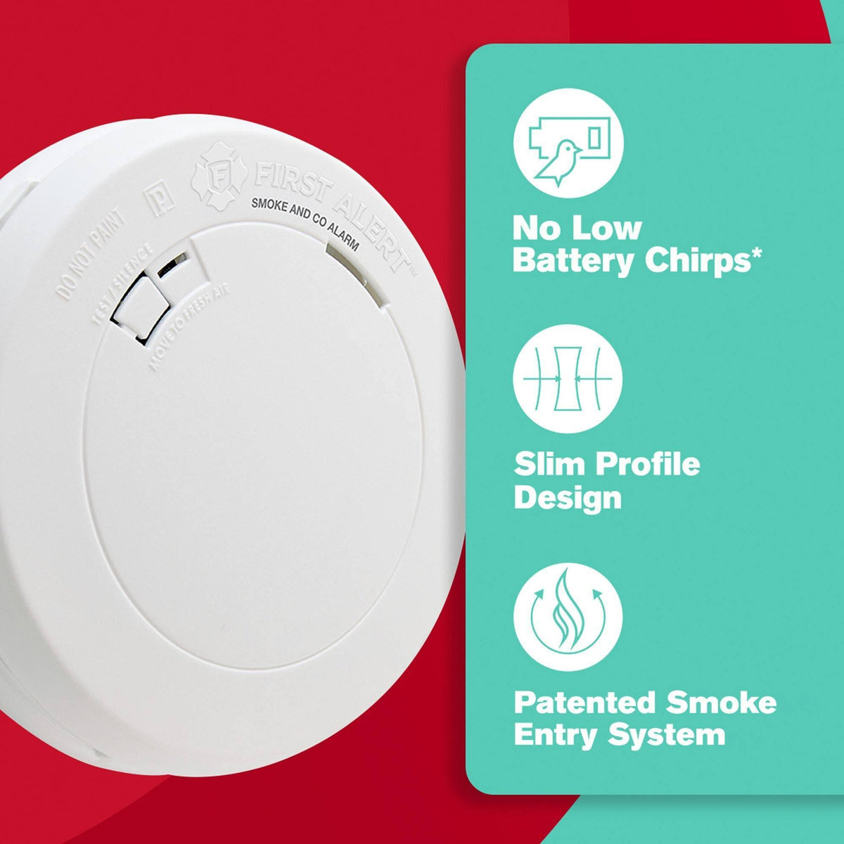 Talking Photoelectric Smoke and Carbon Monoxide Alarm U82098