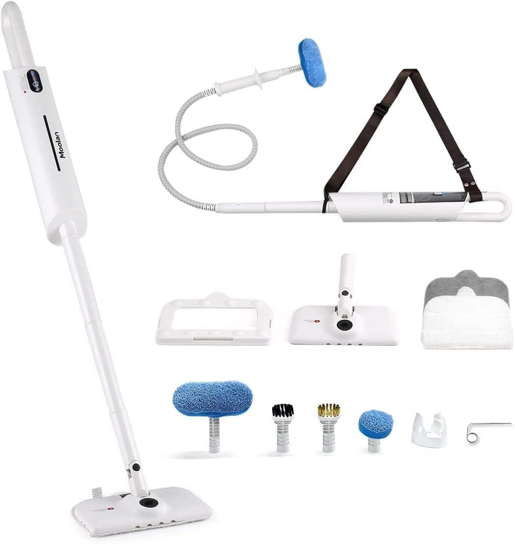 12-in-1 Steam Mop with LCD Display L6272