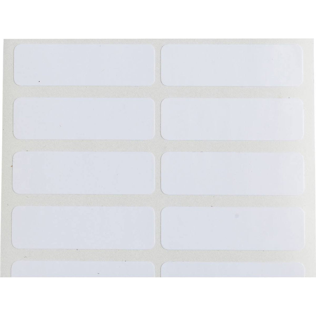 White 1.25IN x 0.375in X958