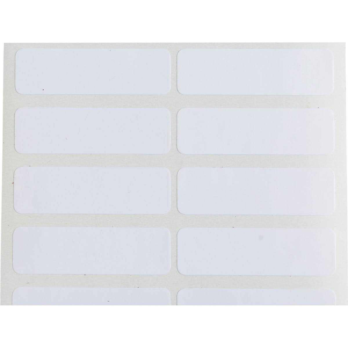 White 1.25IN x 0.375in X958