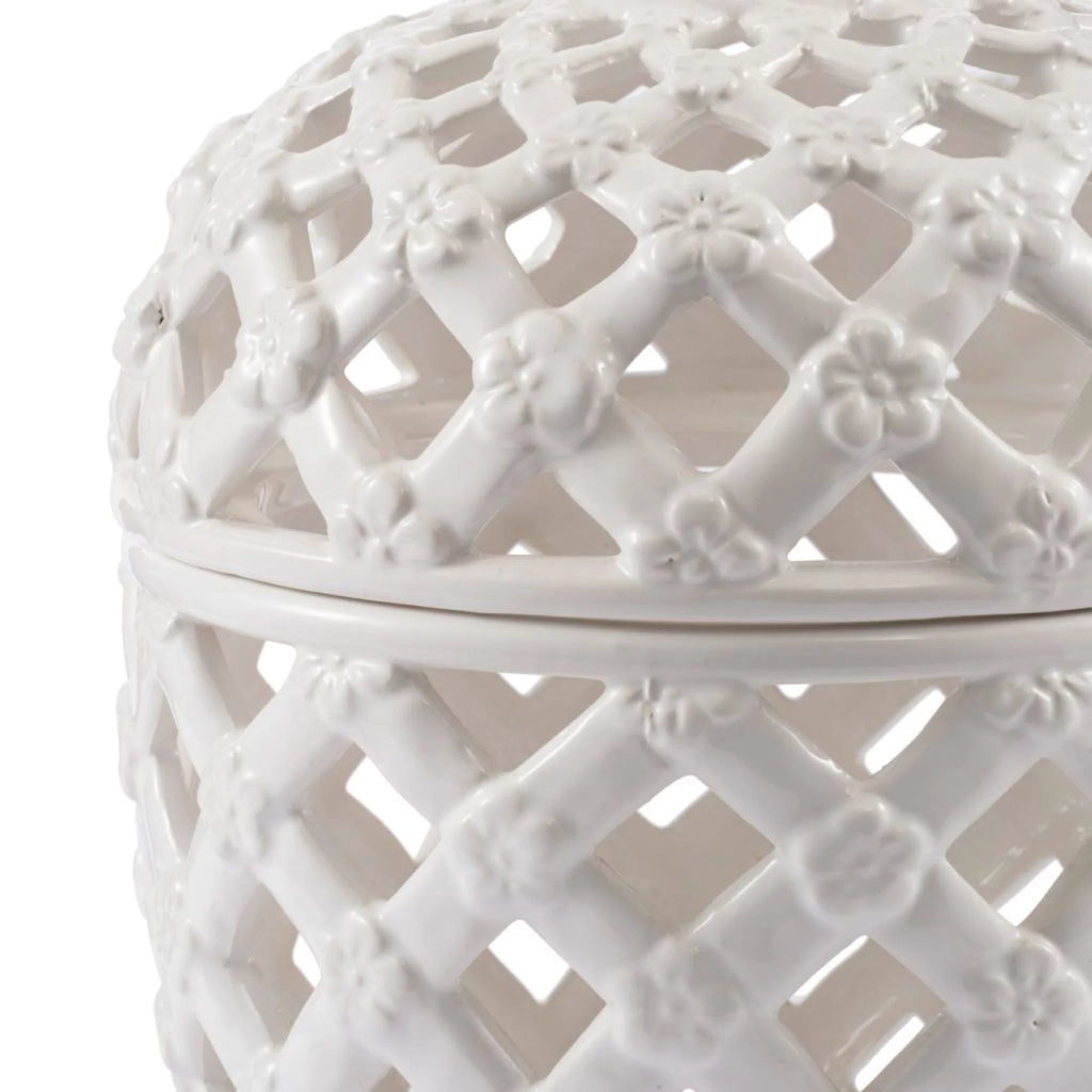 Snow White Lidded Jar Z250053