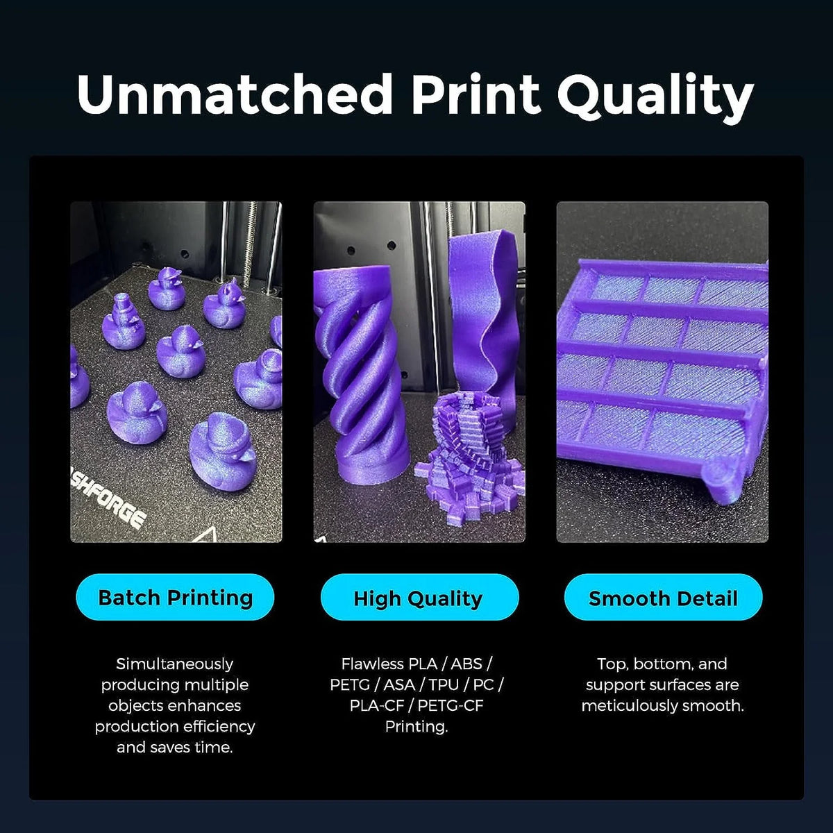 High Speed 3D Printer 8.7 x 8.7 x 8.7'' Z673393