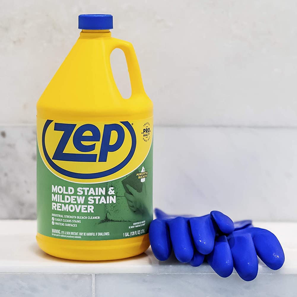 Mold and Mildew Stain Remover 1 Gal (Case of 4) with Bleach Resistant Sprayer Bottles (Case of 12) P64518