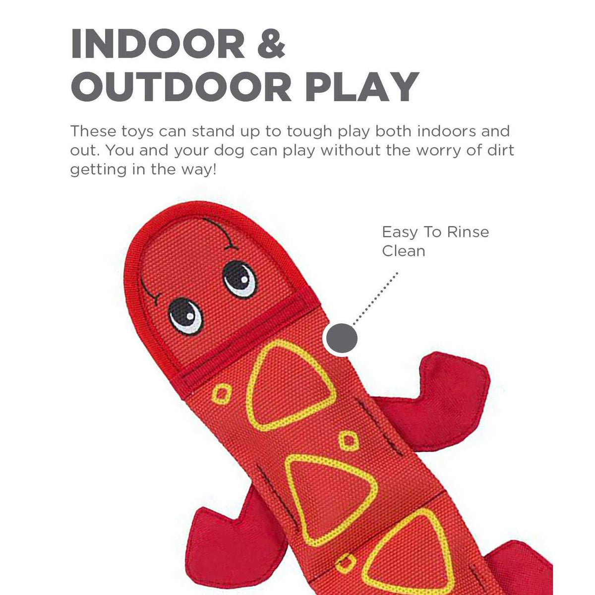 Fire Biterz Dog Toy Lizard Q7564