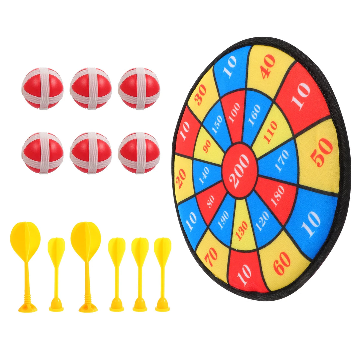 13Pcs Kids Sticky Target Darts Board Toys Z55954