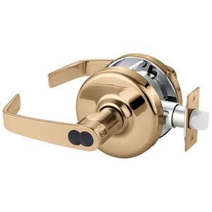 Bright Bronze Cylindrical Lock Z1260