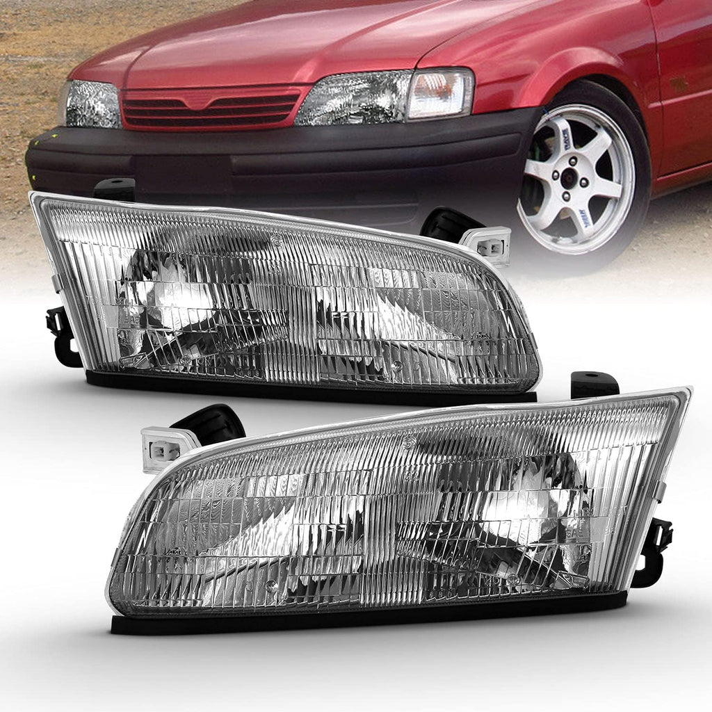 Chrome Replacement Headlights for Toyota Camry Pair W722423