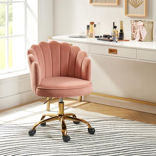 Teal Velvet Upholstered Desk Chair D964972