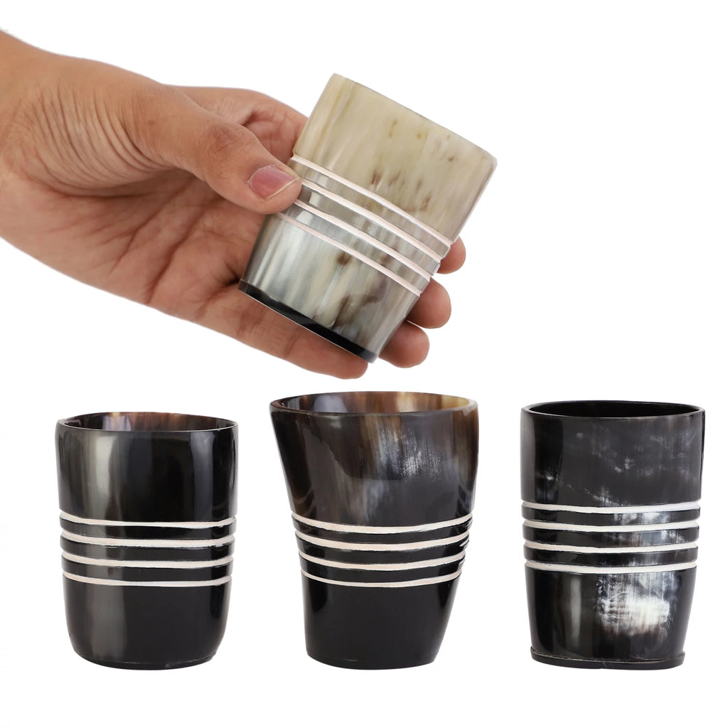Drinking Horn Cups Set Of 6 U995987