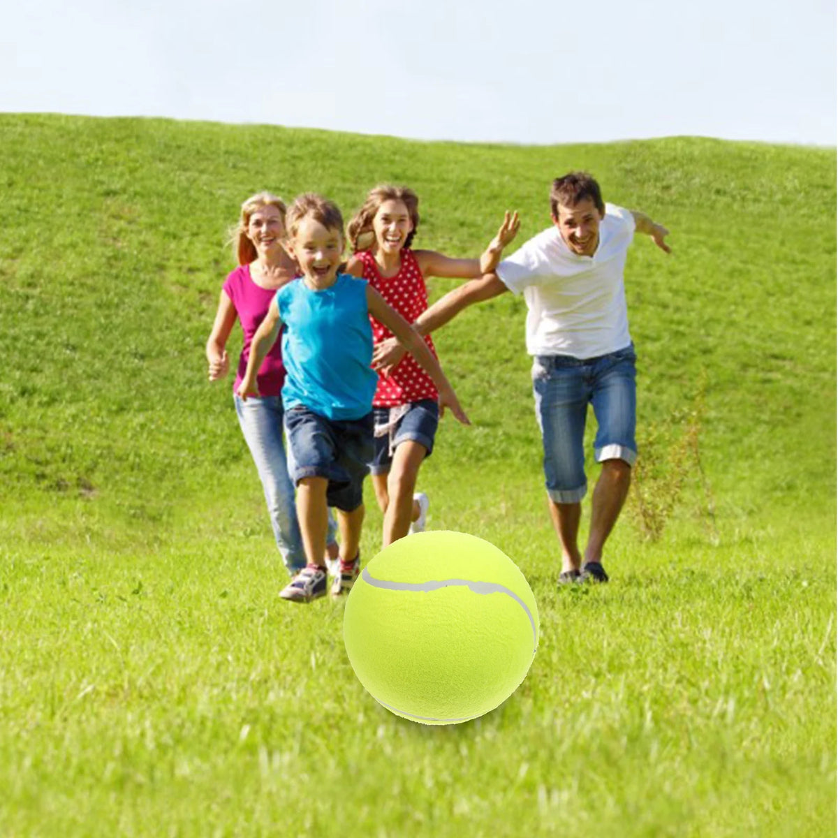 Yellow Inflatable Flannel Tennis Ball Q720639