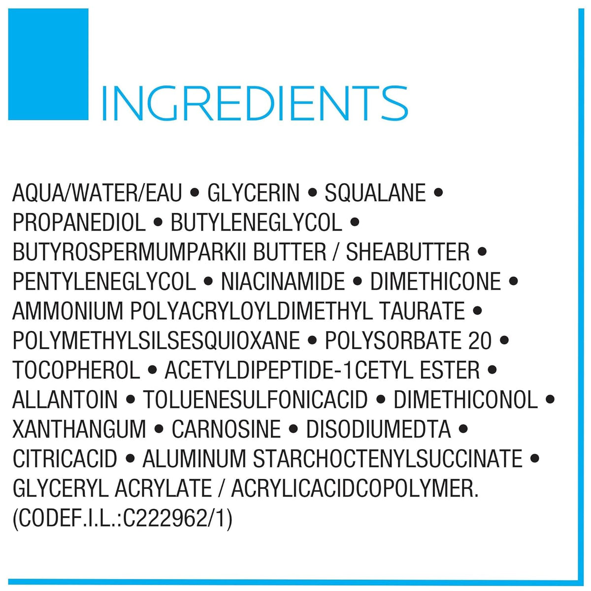 Toleriane Dermallergo Night Cream Intense Soothing Moisturizer with Vitamin E for Sensitive Skin G8069