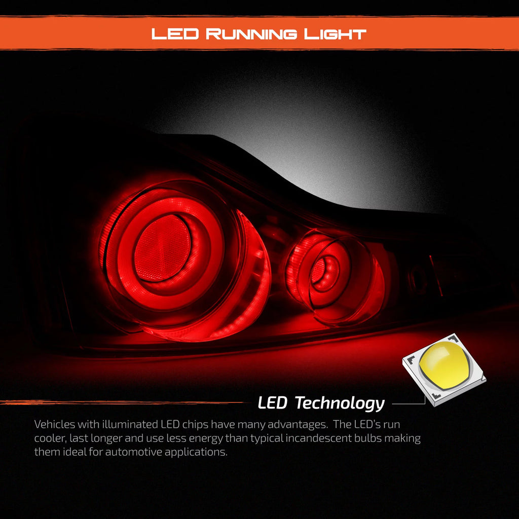 Smoked LED Projector Headlights & 3D LED Tail Lights R47688
