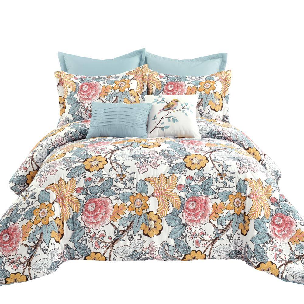 Blue & Yellow Comforter Set Full/Queen Y449713