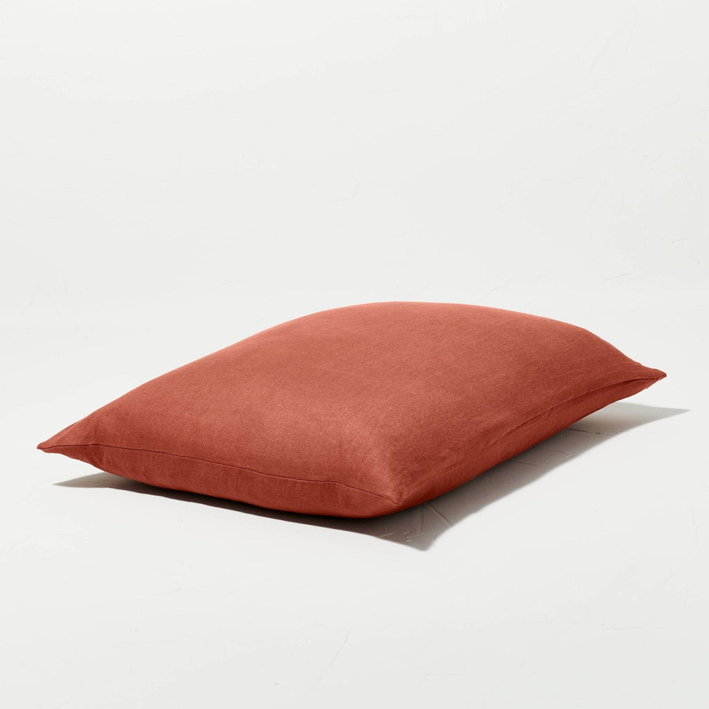 Hemp Duvet & Sham Set Dark Clay Q9860