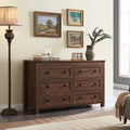 Antique White 7 Drawer Wood Dresser F1999