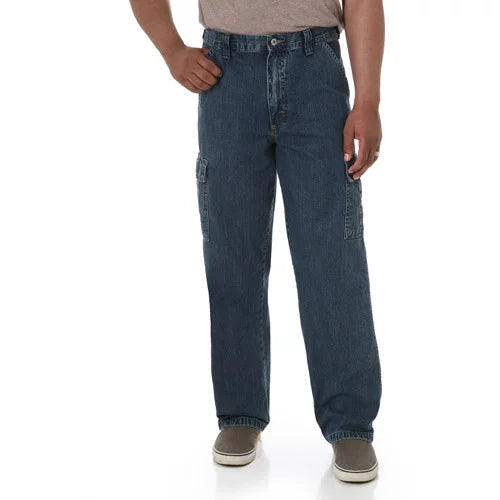 Relaxed Fit Wide Leg Cargo Jean I63890